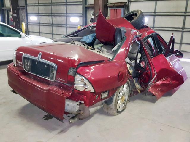 1LNHM87A73Y691808 - 2003 LINCOLN LS RED photo 4