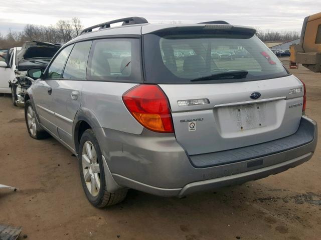 4S4BP62C667312561 - 2006 SUBARU LEGACY OUT SILVER photo 3