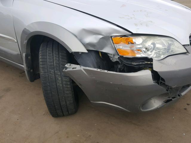 4S4BP62C667312561 - 2006 SUBARU LEGACY OUT SILVER photo 9