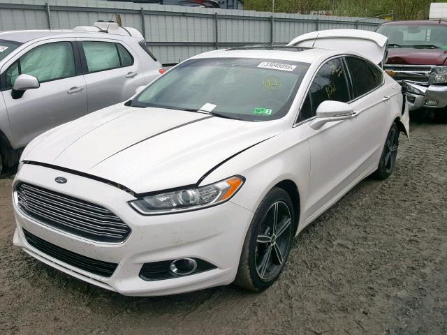 3FA6P0K95FR168524 - 2015 FORD FUSION TIT WHITE photo 2