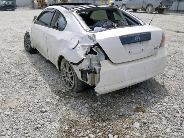 JTKDE167990281203 - 2009 TOYOTA SCION TC WHITE photo 3