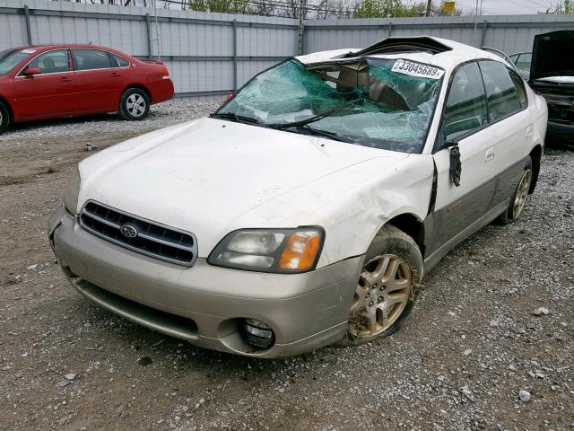 4S3BE686417209692 - 2001 SUBARU LEGACY OUT WHITE photo 2