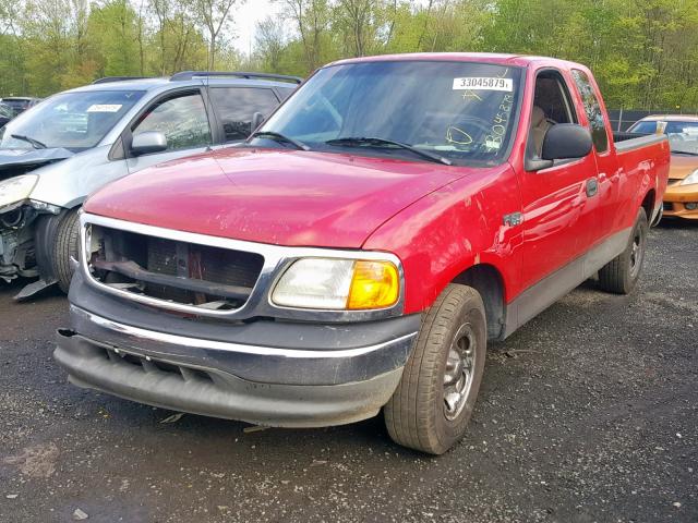 2FTRX17234CA90954 - 2004 FORD F-150 HERI RED photo 2