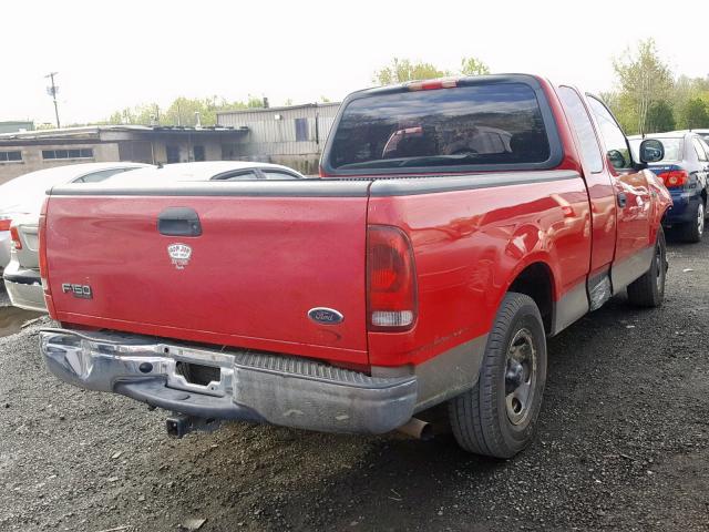 2FTRX17234CA90954 - 2004 FORD F-150 HERI RED photo 4