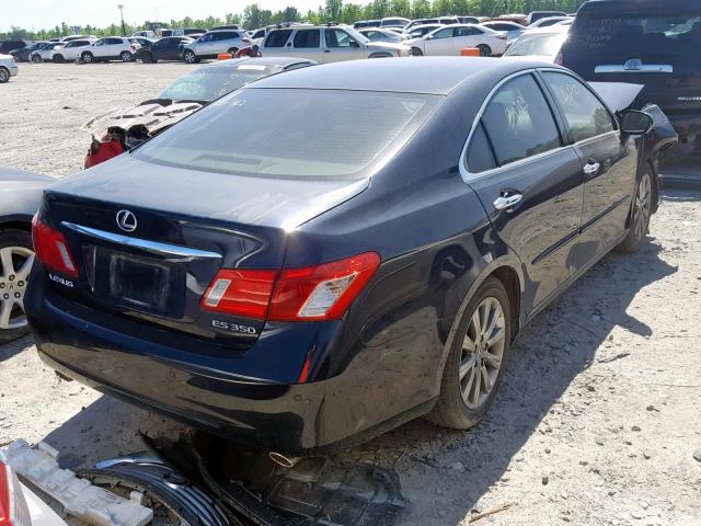 JTHBJ46G492282628 - 2009 LEXUS ES 350 BLACK photo 4