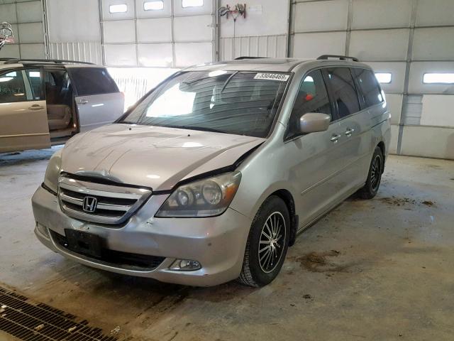 5FNRL38867B122254 - 2007 HONDA ODYSSEY TO SILVER photo 2