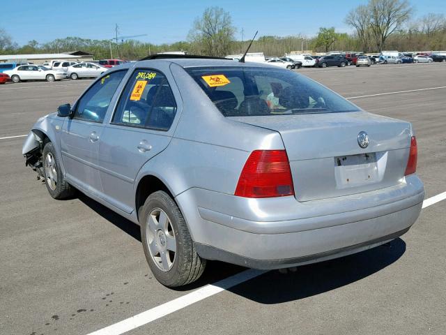 3VWSA29M9YM105696 - 2000 VOLKSWAGEN JETTA GLS SILVER photo 3