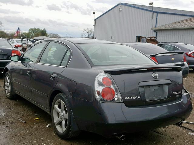 1N4BL11D16C234149 - 2006 NISSAN ALTIMA SE GRAY photo 3