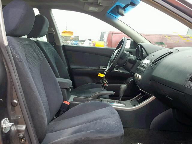 1N4BL11D16C234149 - 2006 NISSAN ALTIMA SE GRAY photo 5