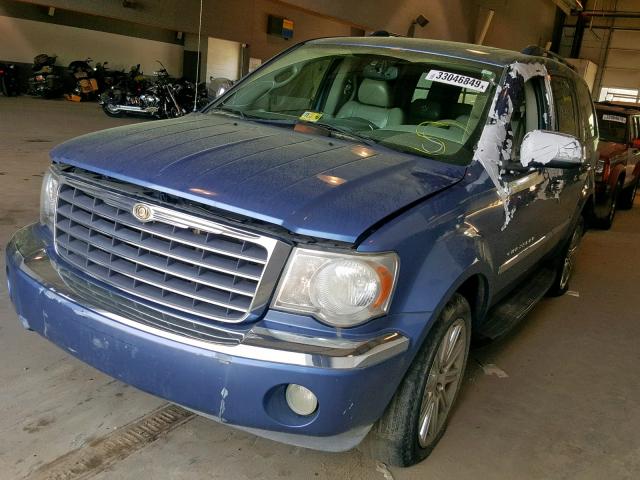 1A8HW58297F547529 - 2007 CHRYSLER ASPEN LIMI BLUE photo 2