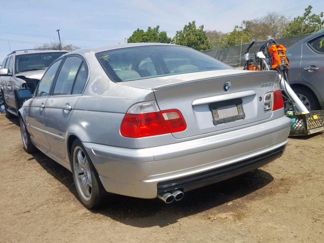 WBAAV53461FJ64625 - 2001 BMW 330 I SILVER photo 3