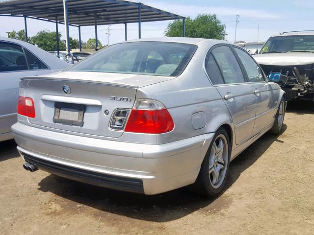 WBAAV53461FJ64625 - 2001 BMW 330 I SILVER photo 4