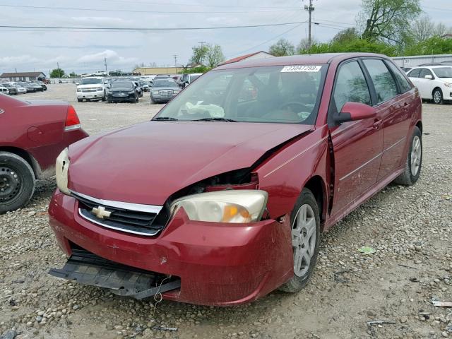 1G1ZT63826F164724 - 2006 CHEVROLET MALIBU MAX 栗色 照片 2