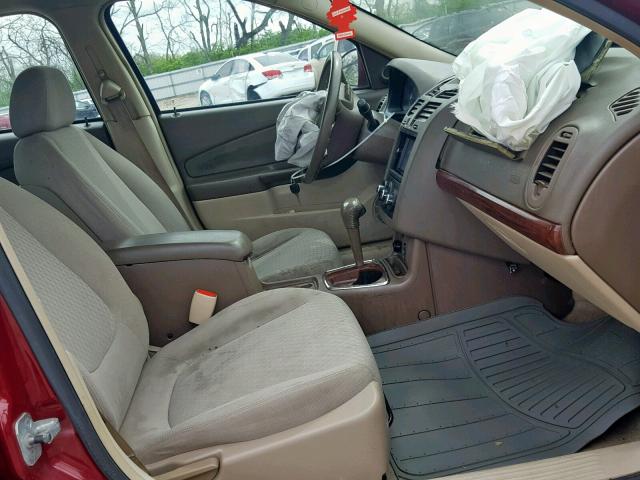 1G1ZT63826F164724 - 2006 CHEVROLET MALIBU MAX 栗色 照片 5