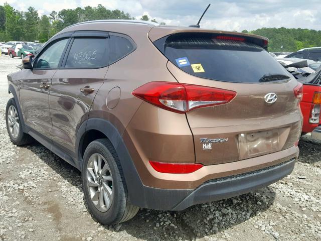 KM8J33A46GU207618 - 2016 HYUNDAI TUCSON LIM BROWN photo 3