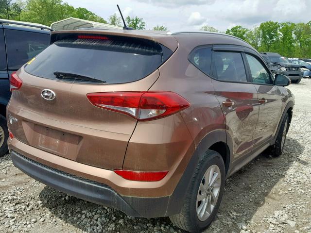 KM8J33A46GU207618 - 2016 HYUNDAI TUCSON LIM BROWN photo 4