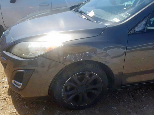 JM1BL1S5XA1105395 - 2010 MAZDA 3 S GRAY photo 9