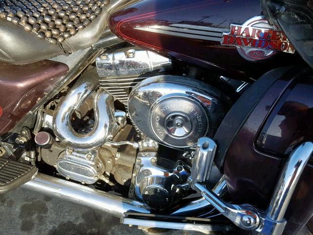 1HD1FCW3X5Y612753 - 2005 HARLEY-DAVIDSON FLHTCUI MAROON photo 7