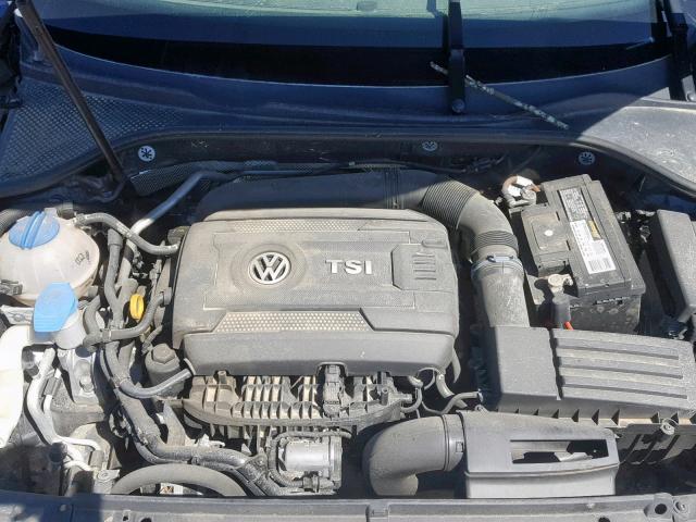 1VWBS7A35FC008944 - 2015 VOLKSWAGEN PASSAT SE BLUE photo 7