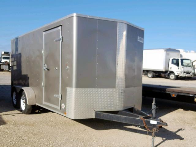 4YMCL1626FT015402 - 2015 CARGO TRAILER SILVER photo 1