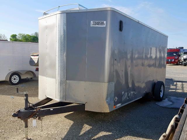 4YMCL1626FT015402 - 2015 CARGO TRAILER SILVER photo 2