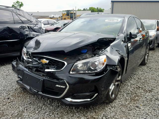 6G3F15RW5HL300741 - 2017 CHEVROLET SS BLACK photo 2