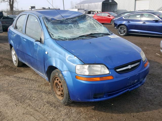 KL1TG59686B540665 - 2006 CHEVROLET AVEO LT BLUE photo 1