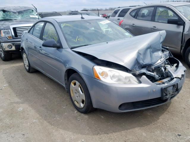 1G2ZF57B784110126 - 2008 PONTIAC G6 VALUE L BLUE photo 1