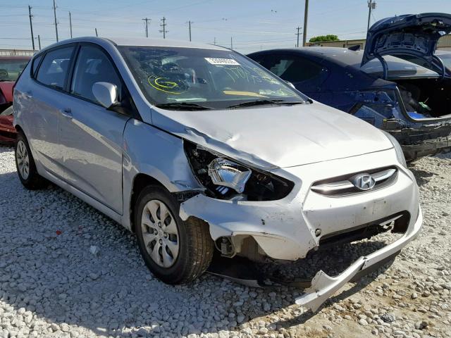 KMHCT5AE2FU225268 - 2015 HYUNDAI ACCENT GS SILVER photo 1