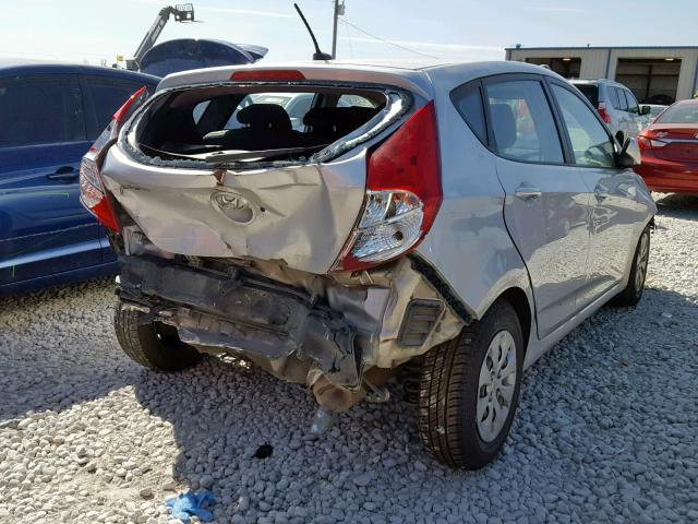 KMHCT5AE2FU225268 - 2015 HYUNDAI ACCENT GS SILVER photo 3