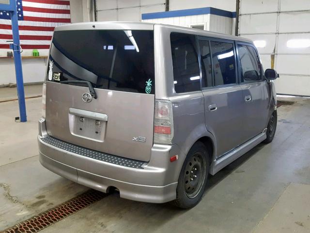 JTLKT324950216555 - 2005 TOYOTA SCION XB 灰色 照片 4