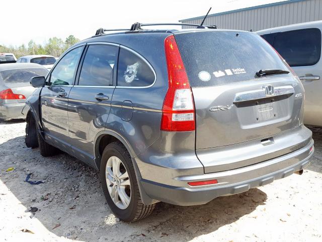 JHLRE4H76AC010259 - 2010 HONDA CR-V EXL  photo 3