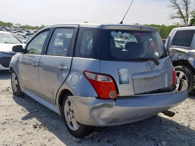 JTKKT624460137463 - 2006 TOYOTA SCION XA SILVER photo 3