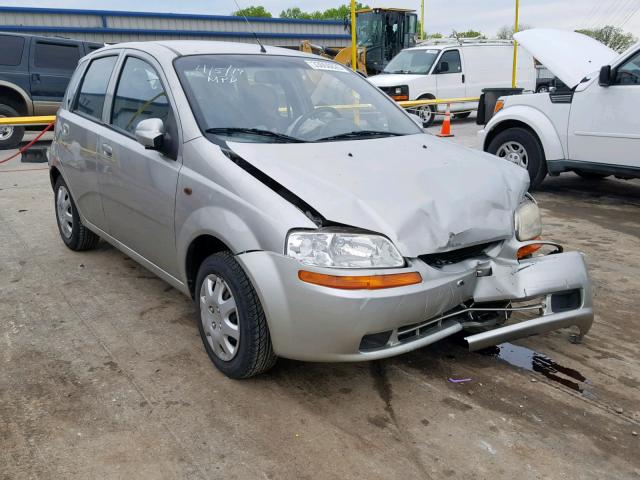 KL1TJ62664B219884 - 2004 CHEVROLET AVEO LS SILVER photo 1