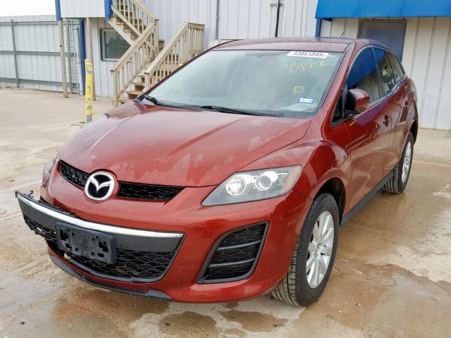 JM3ER2W58A0348129 - 2010 MAZDA CX-7 MAROON photo 2