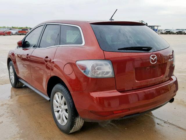 JM3ER2W58A0348129 - 2010 MAZDA CX-7 MAROON photo 3