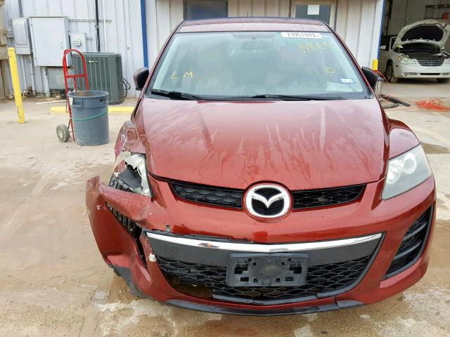 JM3ER2W58A0348129 - 2010 MAZDA CX-7 MAROON photo 9