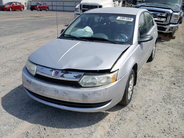1G8AJ52F33Z121809 - 2003 SATURN ION LEVEL SILVER photo 2