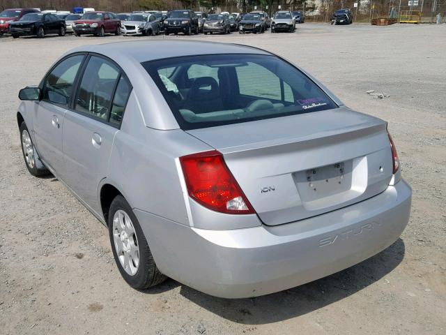 1G8AJ52F33Z121809 - 2003 SATURN ION LEVEL SILVER photo 3