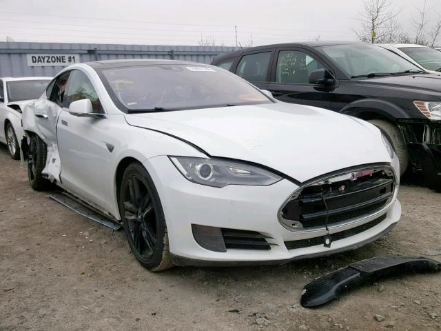 5YJSA1E26GF136604 - 2016 TESLA MODEL S أبيض صورة 1