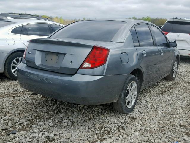 1G8AJ52F24Z147500 - 2004 SATURN ION LEVEL CHARCOAL photo 4