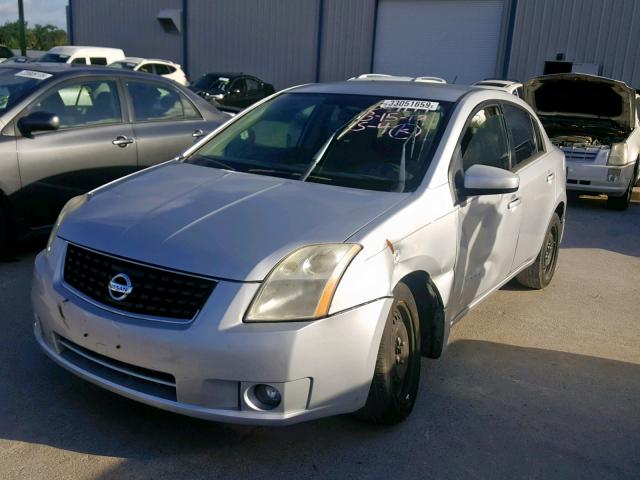 3N1AB61E18L759480 - 2008 NISSAN SENTRA 2.0 SILVER photo 2