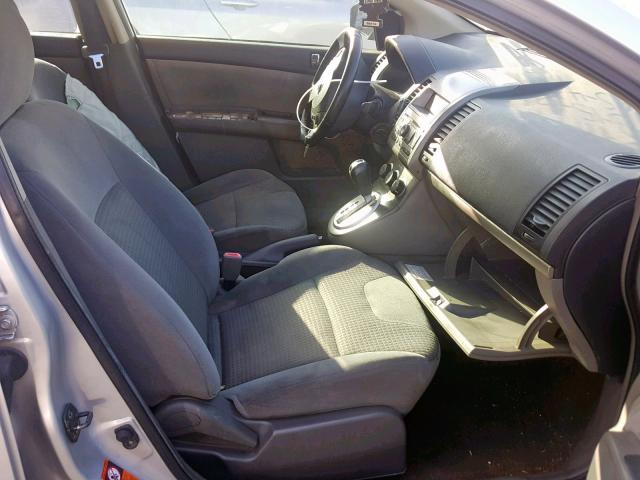 3N1AB61E18L759480 - 2008 NISSAN SENTRA 2.0 SILVER photo 5