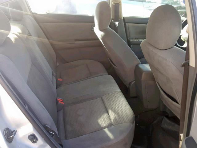 3N1AB61E18L759480 - 2008 NISSAN SENTRA 2.0 SILVER photo 6