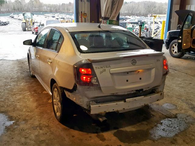 3N1AB6AP6CL683748 - 2012 NISSAN SENTRA 2.0 SILVER photo 3