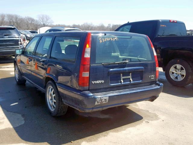 YV1LW5640W2457840 - 1998 VOLVO V70 GLT BLUE photo 3