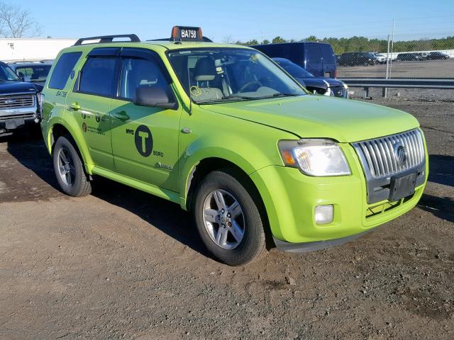 4M2CU29399KJ06341 - 2009 MERCURY MARINER HY GREEN photo 1