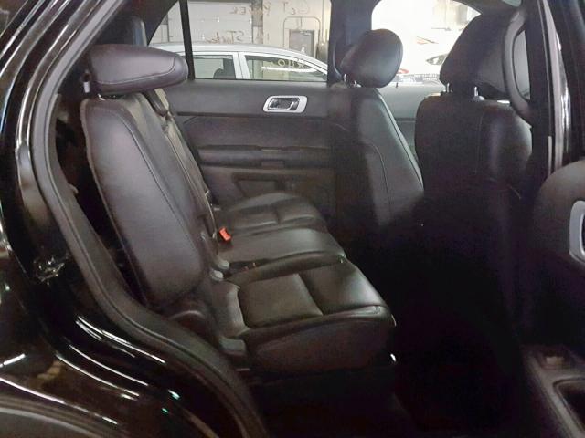 1FM5K8F81EGA54526 - 2014 FORD EXPLORER L BLACK photo 6