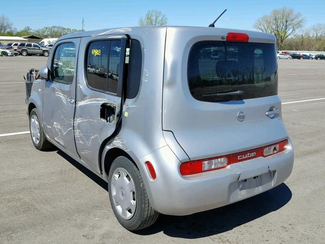 JN8AZ2KR6AT160311 - 2010 NISSAN CUBE BASE GRAY photo 3