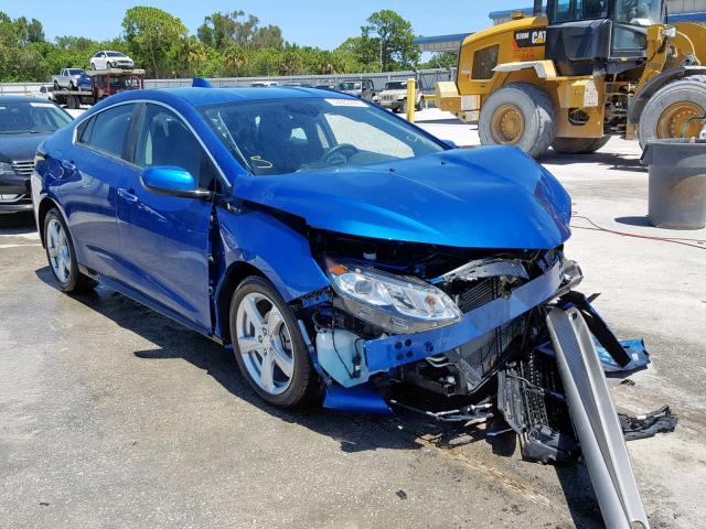 1G1RA6S52HU106303 - 2017 CHEVROLET VOLT LT BLUE photo 1